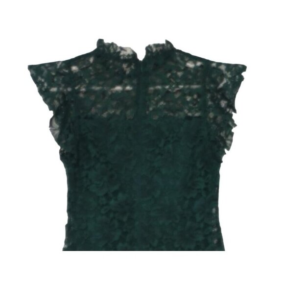 En Focus Studio Short dress with green lace overlay , size 6, NWT - Picture 6 of 8